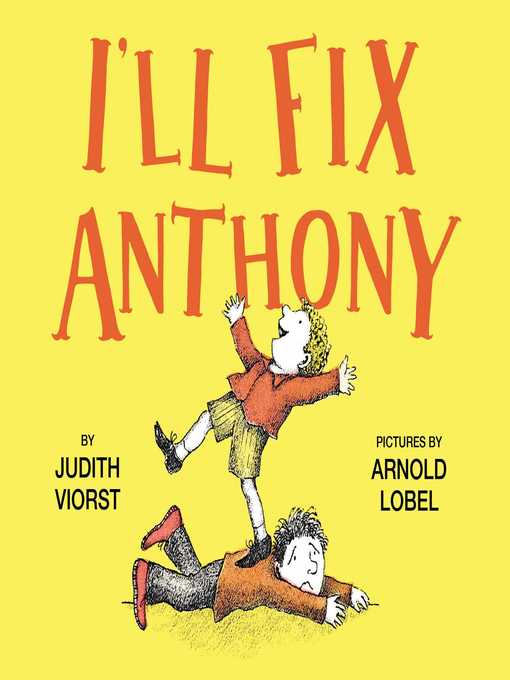 Upplýsingar um I'll Fix Anthony eftir Judith Viorst - Biðlisti